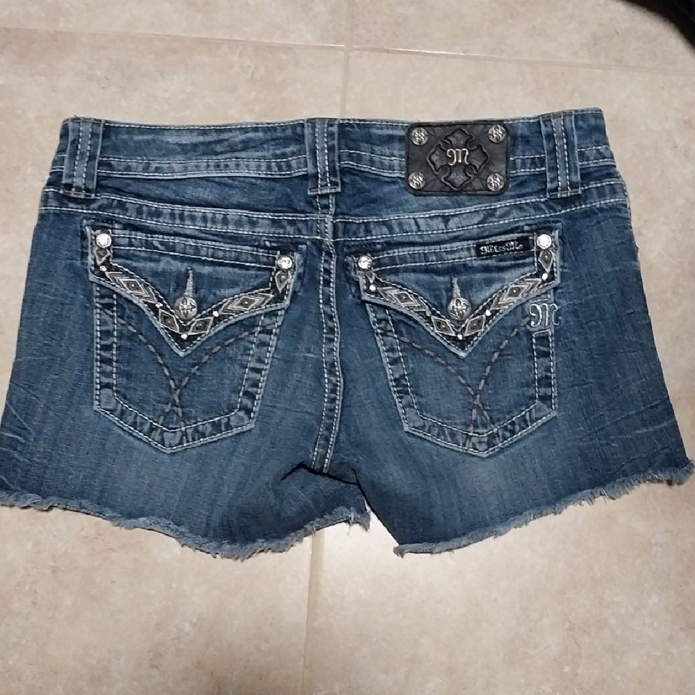 Women's Blue Denim Shorts